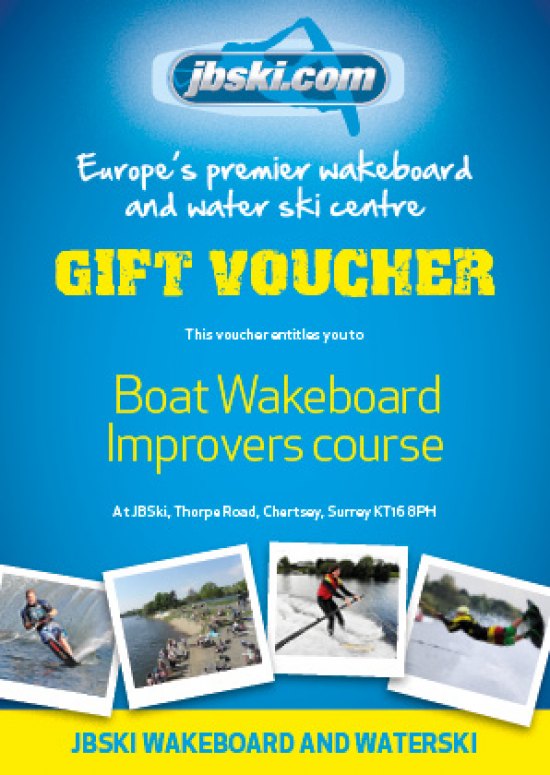Boat Wakeboard Improvers Course