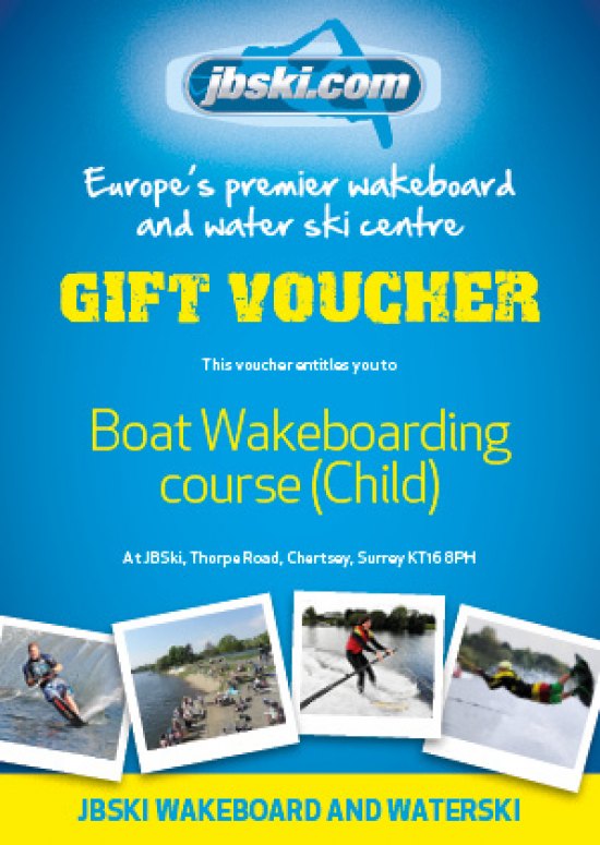 Boat Wakeboarding Beginner Course - Child