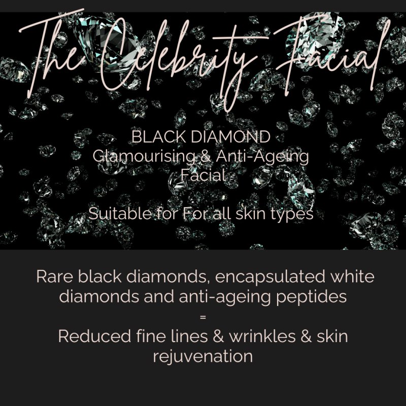 Special Introductory Price for the NEW Beautylab Black Diamond Anti-ageing & Glamourising Facial!