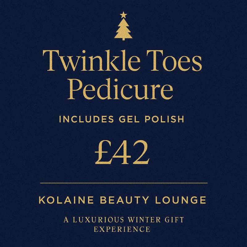 Twinkle Toes Pedicure inc gel polish