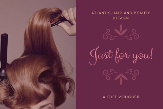 Atlantis Hair and Beauty Design Gift Voucher