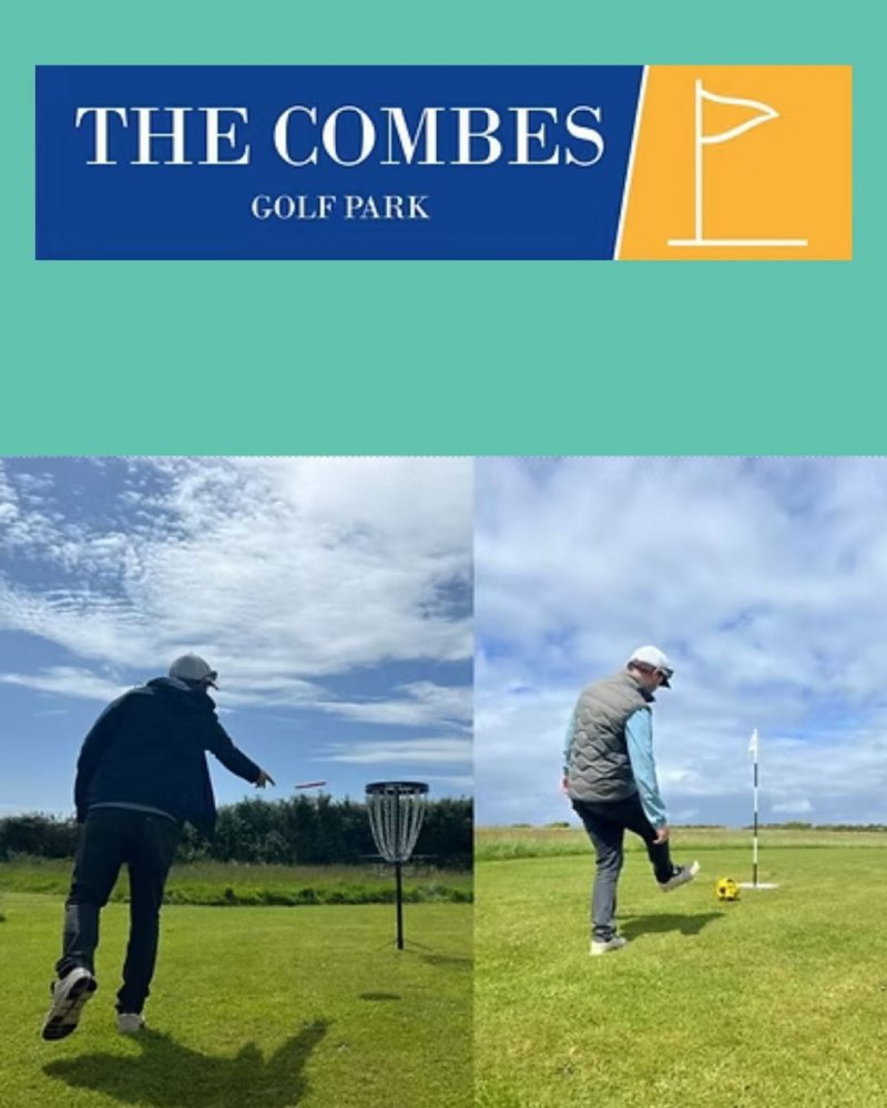 Combe Golf at Woolacombe -  Family Activity Pack 12 Hole Foot & Disc Course,  Archery & 18 Hole putting course