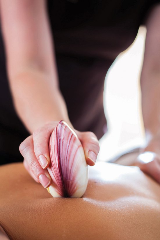 Lava Shell Bliss Back Massage 40min